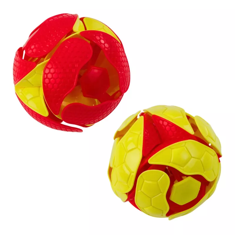 LEAN TOYS bespalvis LED žongliravimo kamuolys 8 cm, daugiaspalvis