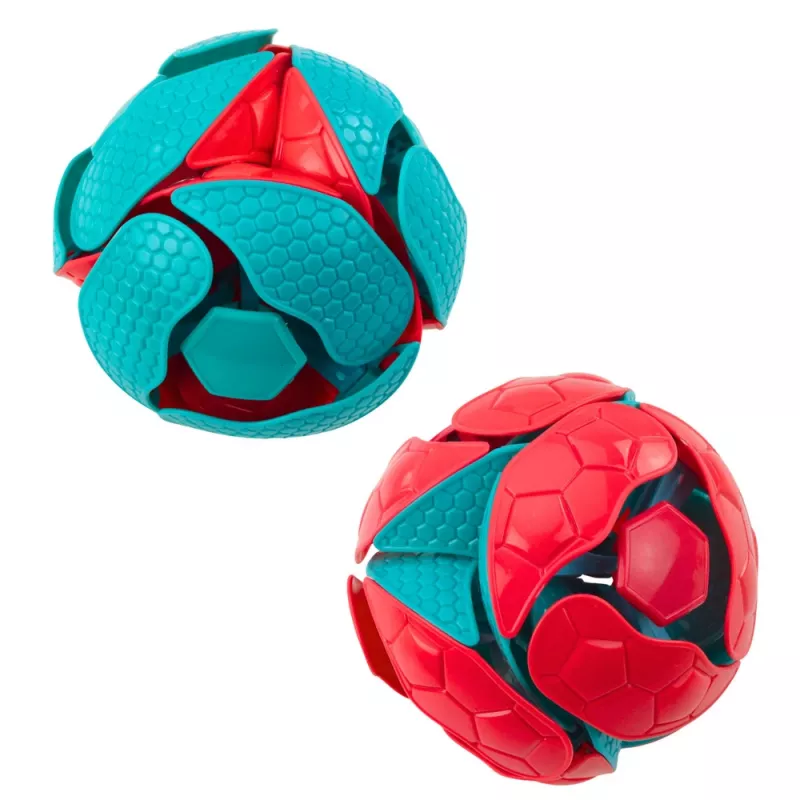 LEAN TOYS bespalvis LED žongliravimo kamuolys 8 cm, daugiaspalvis