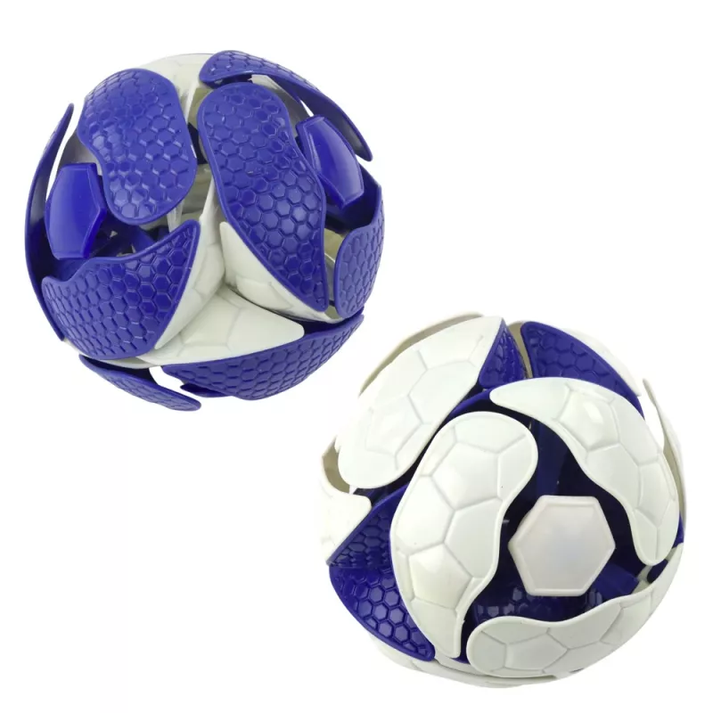 LEAN TOYS bespalvis LED žongliravimo kamuolys 8 cm, daugiaspalvis