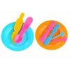 LEAN TOYS Color Clay DIY gimtadienio torto namelis - 24 spalvų oru džiūstantis modeliavimo molio rinkinys su įrankiais, formomis ir aksesuarais vaikams nuo 6 metų