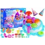 LEAN TOYS Color Clay DIY gimtadienio torto namelis - 24 spalvų oru džiūstantis modeliavimo molio rinkinys su įrankiais, formomis ir aksesuarais vaikams nuo 6 metų