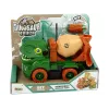 LEAN TOYS Betonvežis Dinozaurų Gelbėtojas Žali Priedai