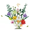 LEAN TOYS Construction Blocks Decorative Bouquet of Colorful Flowers 836 pcs