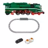 LEAN TOYS Construction Blocks Remote Controlled Steam Locomotive RC 2348 el.