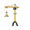 LEAN TOYS Statybinis kranas su nuotolinio valdymo pultu 90 cm aukščio Eifelio bokšto konstruktorius