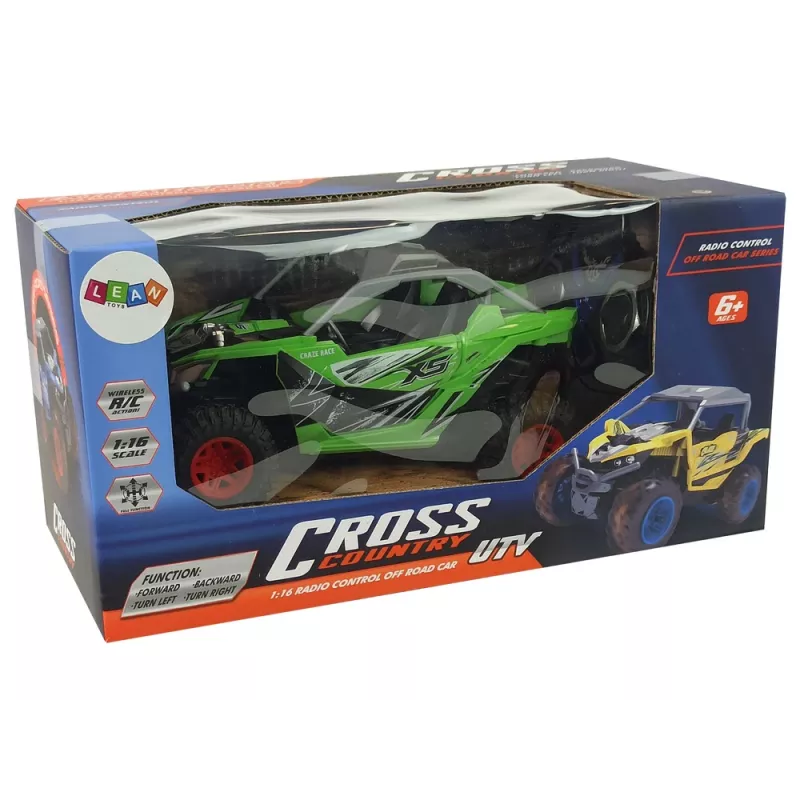 LEAN TOYS Visureigis nuotoliniu valdymu 27 MHz Žalias