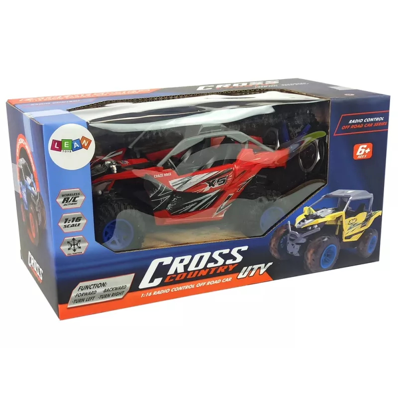LEAN TOYS Visureigis nuotoliniu valdymu 27 MHz Raudonas