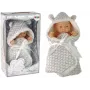 LEAN TOYS Miela kūdikio lėlė pilka Cocard