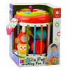 LEAN TOYS Cylinder Sensory Cube Interaktyvus formų rūšiuotuvas su šviesomis ir garsais - įvairiaspalvis (22659)