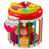 LEAN TOYS Cylinder Sensory Cube Interaktyvus formų rūšiuotuvas su šviesomis ir garsais - įvairiaspalvis (22659)