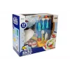 LEAN TOYS Šuns odontologo ir gydytojo rinkinys. Dantų šepetėlis. Išspausta dantų pasta.