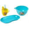 LEAN TOYS Šuns odontologo ir gydytojo rinkinys. Dantų šepetėlis. Išspausta dantų pasta.