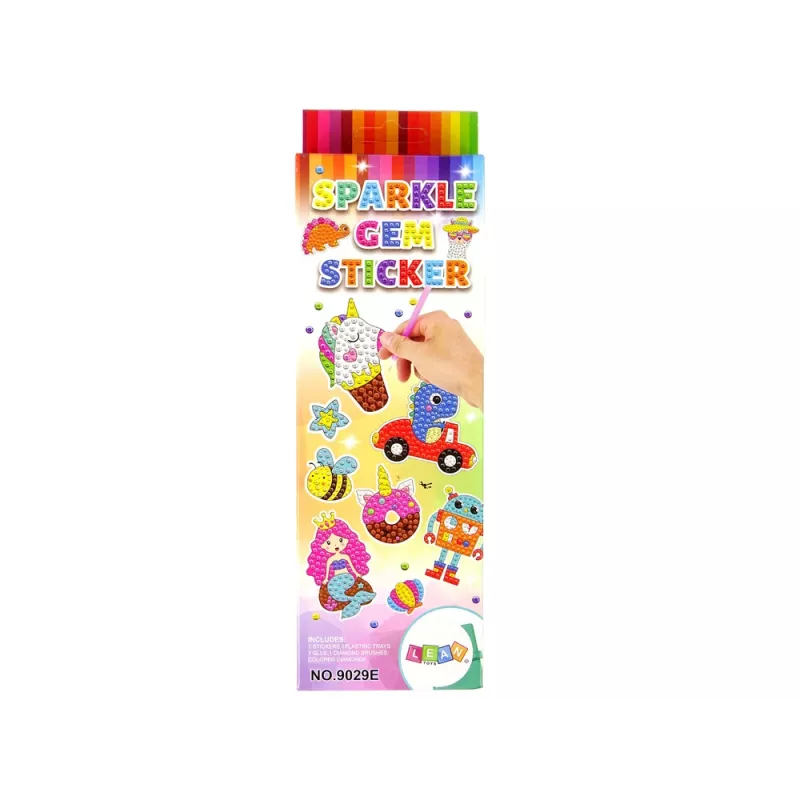 LEAN TOYS „Diamond Embroidery“ lipdukų rinkinys „Space Astronaut Mosaic“