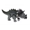 LEAN TOYS Dinozauras su baterija Triceratops Pilka