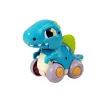 LEAN TOYS Dinozauras ant ratukų mėlynas figūrėlė