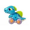 LEAN TOYS Dinozauras ant ratukų mėlynas figūrėlė