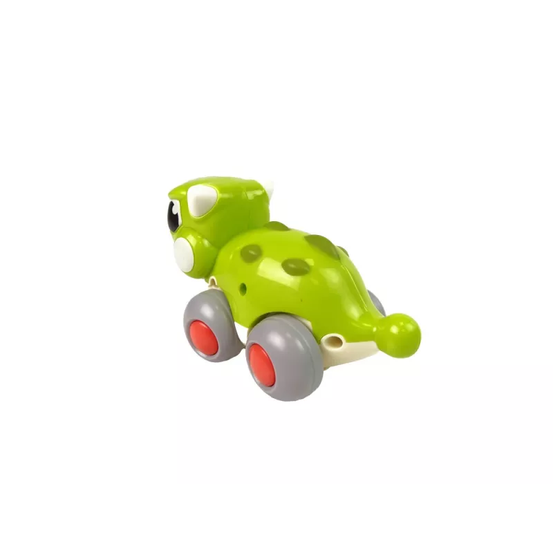 LEAN TOYS Dinozauras ant ratukų Žalia figūrėlė