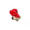LEAN TOYS Dinozauras ant ratukų T-Rex Raudona figūrėlė