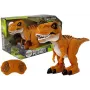 LEAN TOYS Dinozauras nuotoliniu valdymu R/C Bronzinis su garsu ir šviesa