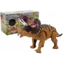LEAN TOYS Dinozauras Triceratops su baterijomis Geltonas