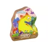 LEAN TOYS Dinozaurų ugnikalnio dėlionė 48 dalių