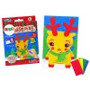 LEAN TOYS DIY Spalvoto Mozaikinio Kalėdinio Elnio Lopymo Rinkinys