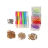 LEAN TOYS DIY Karoliukų rinkinys papuošalų gamybai su rašikliais