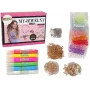 LEAN TOYS DIY Karoliukų rinkinys papuošalų gamybai su rašikliais