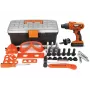 LEAN TOYS DIY rinkinys įrankių dėžė su akumuliatoriniu grąžtu