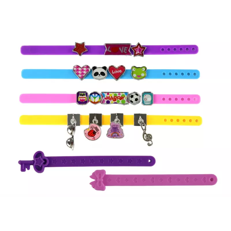 LEAN TOYS DIY raidžių pakabukų ir apyrankių papuošalų rinkinys