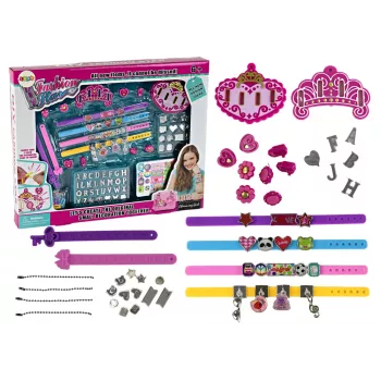 LEAN TOYS DIY raidžių pakabukų ir apyrankių papuošalų rinkinys