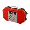 LEAN TOYS DIY rinkinys su baterijomis 3in1 lagaminas dirbtuvės 85 elementai 56cm