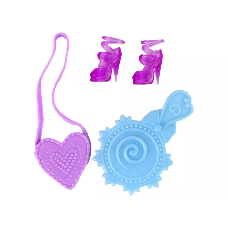 LEAN TOYS Lėlė su ilgais plaukais ir dažoma suknele