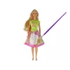 LEAN TOYS Lėlė su ilgais plaukais ir dažymo suknele