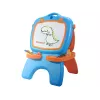 LEAN TOYS Dvipusė magnetinė lenta su mėlynais ir raudonais šablonais