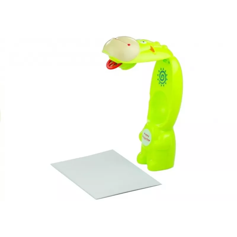 LEAN TOYS Piešimo projektorius Karvė 3 diskai Markeriai Žalia 3in1