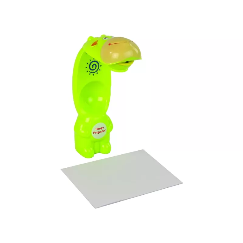 LEAN TOYS Piešimo projektorius su flomasteriais, žalias