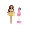 LEAN TOYS Persirengimo kambarys su šviesa ir veidrodžiu 26 cm lėlėms - Drabužių rinkinys ir aksesuarai