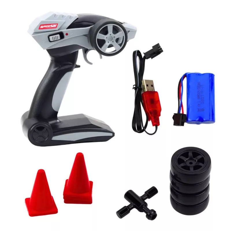 LEAN TOYS Drift Car Racing RC Red Black 30km/h 1:16