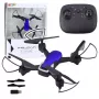 LEAN TOYS Drone Six-Axis Gyroscope LED Lights 360° Rotation Mėlynas