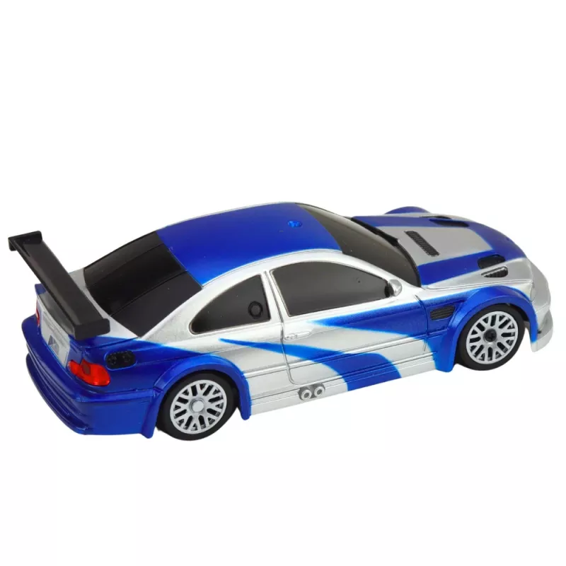 LEAN TOYS E46 nuotoliniu valdymu driftinis sportinis automobilis RC kūgiai 15 km/h 1:43