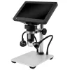 LEAN TOYS Mokomasis skaitmeninis mikroskopas su nuotolinio valdymo pultu, laidinis, 1200X, LCD 7 colių HD kamera