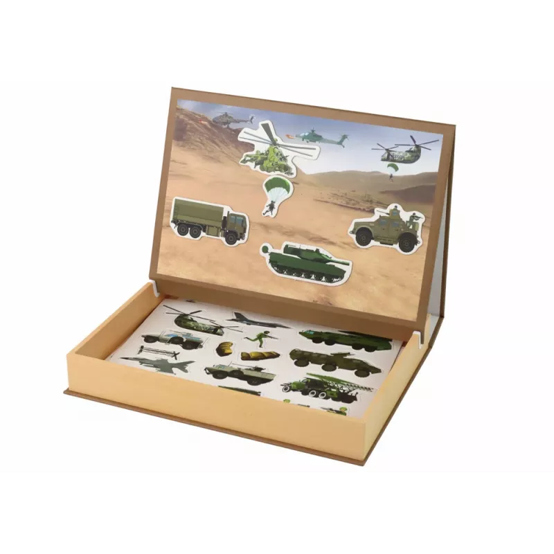 LEAN TOYS Educational Magnetic Puzzle Set - Land War Theme
