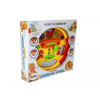 LEAN TOYS Vairas Mokomasis Kūdikiams su Garso ir Šviesos Efektais