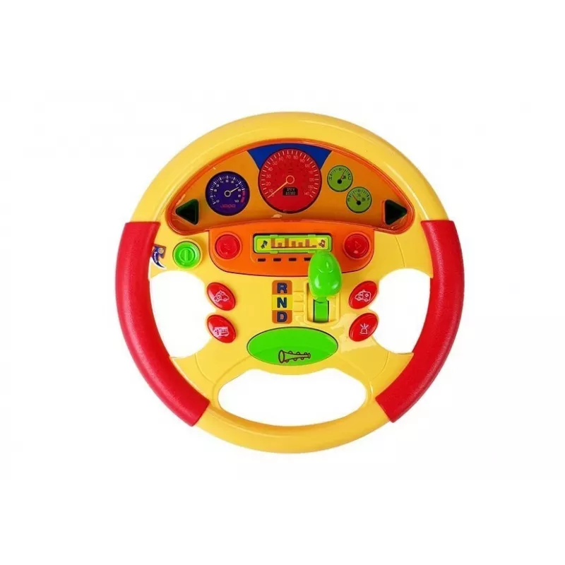 LEAN TOYS Vairas Mokomasis Kūdikiams su Garso ir Šviesos Efektais