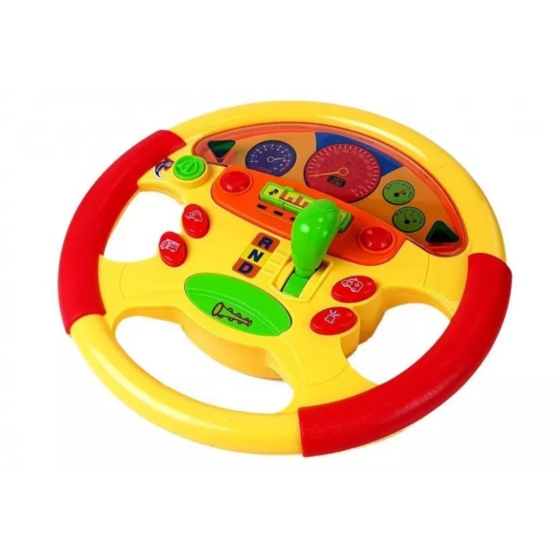 LEAN TOYS Vairas Mokomasis Kūdikiams su Garso ir Šviesos Efektais