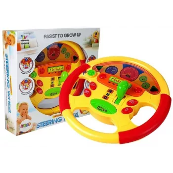 LEAN TOYS Vairas Mokomasis Kūdikiams su Garso ir Šviesos Efektais