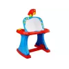 LEAN TOYS Edukacinis stalas su projektoriumi, kėde, kreidelėmis, magnetais, raidėmis ir skaičiais