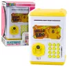 LEAN TOYS elektroninis seifas ATM taupyklė su PIN kodu vaikams Kapibara geltona