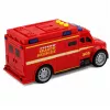 LEAN TOYS greitosios pagalbos automobilis su šviesomis ir garsais, raudonas, 1:32